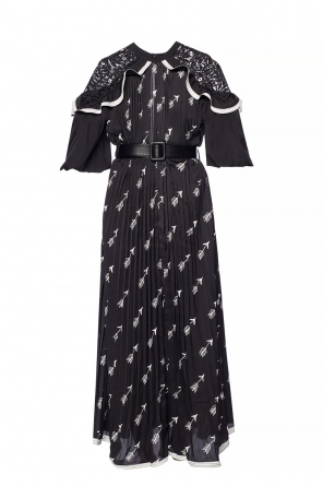 Ruffled pleated dress, zdjęcie 1 Ruffled pleated dress od Self Portrait
